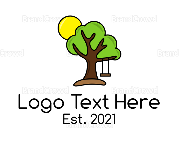 Tree Swing Summer Logo