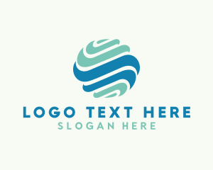 Technology - Global Wave Business logo design