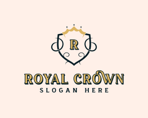 Royal Crown Shield logo design