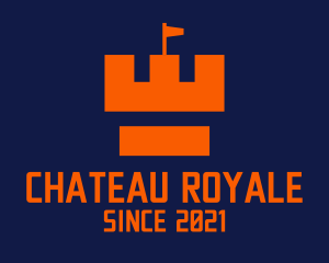 Chateau - Castle Defense Tower logo design