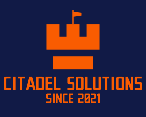 Citadel - Castle Defense Tower logo design