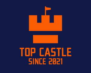 Castle Defense Tower  logo design