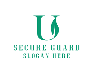 Green U Leaf Logo
