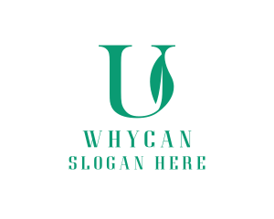 Green U Leaf Logo