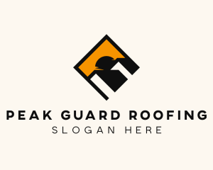 Roofing Property Roof logo design