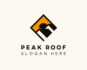 Roof - Roofing Property Roof logo design