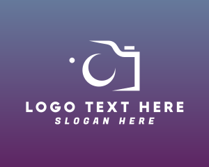 Instagram Vlogger - Camera Photography Studio logo design