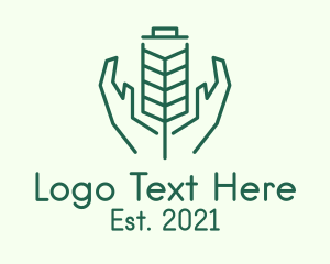 Foundation - Wheat Farmer Hands logo design