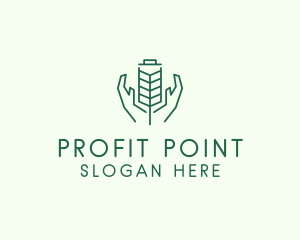 Wheat Farmer Hands logo design