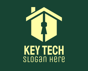 Keyhole Realty House logo design