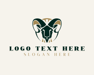 Law Firm - Ram Goat Finance logo design