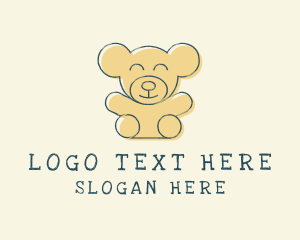Stuffed Toy - Teddy Bear Daycare logo design