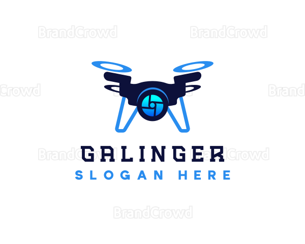 Quadcopter Spy Drone Logo