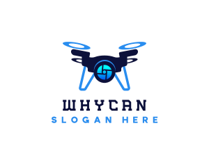Quadcopter Spy Drone Logo