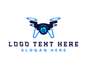 Quadcopter Spy Drone Logo