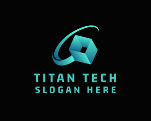 Tech Cube Programming logo design