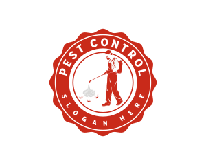 Exterminator Pest Control logo design