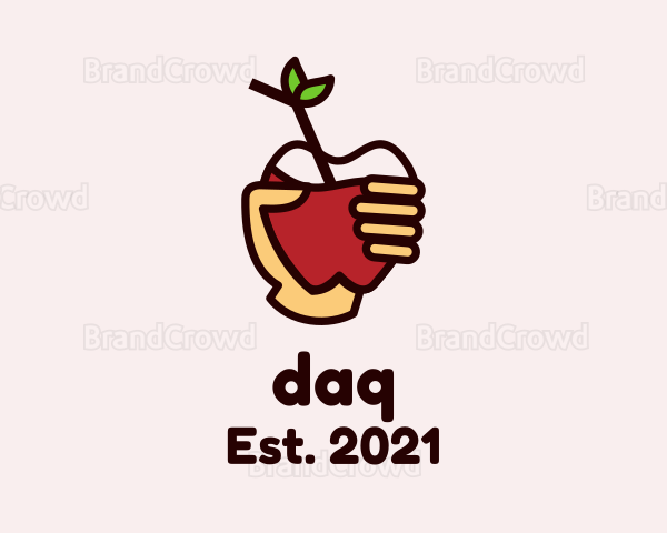 Hand Apple Juice Logo