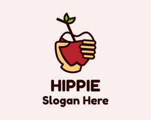 Hand Apple Juice Logo