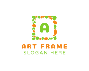 Frame - Pebble Square Frame logo design