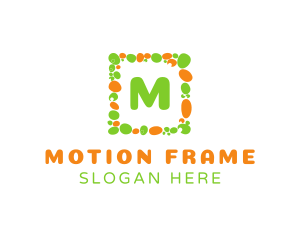 Pebble Square Frame logo design