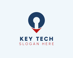 Location Key Security logo design