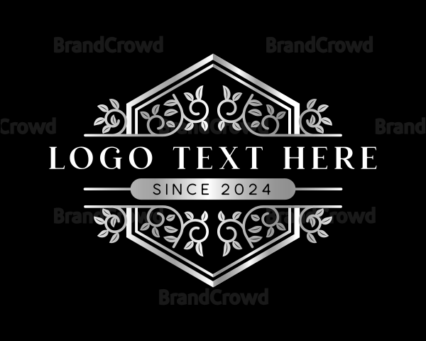 Elegant Ornamental Crest Logo