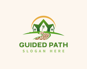 Landscaping House Path logo design