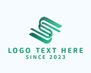 Green Business Letter S Logo