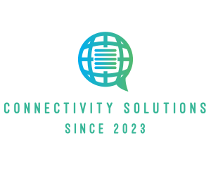 Communication - Global International Message logo design