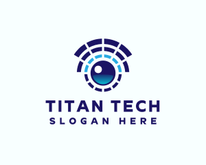 Tech Eye Surveillance logo design