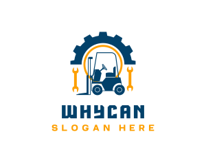 Forklift Cog Wrench Logo