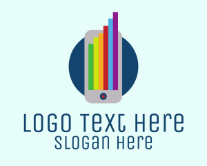 Mobile - Colorful Mobile logo design
