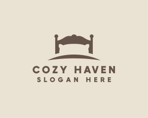 Furniture Bed  Pillow logo design