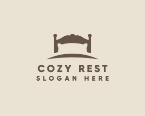 Furniture Bed  Pillow logo design