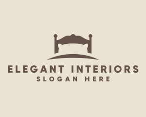 Furniture Bed  Pillow logo design