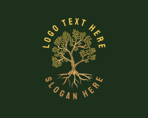 Tree - Natural Tree Eco logo design
