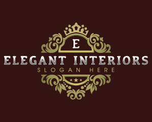 Elegant Royal Foliage logo design