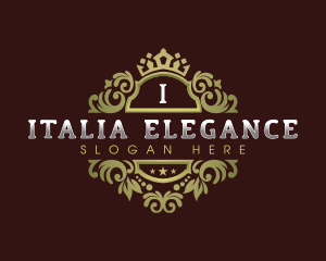 Elegant Royal Foliage logo design