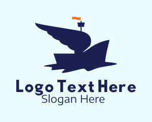 Blue Winged Boat  Logo