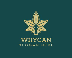 Cannabis Herbal Leaf Logo