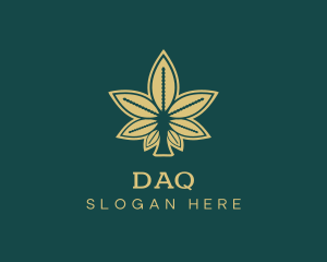 Cbd - Cannabis Herbal Leaf logo design