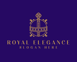 Regalia - Christian Royal Orb logo design