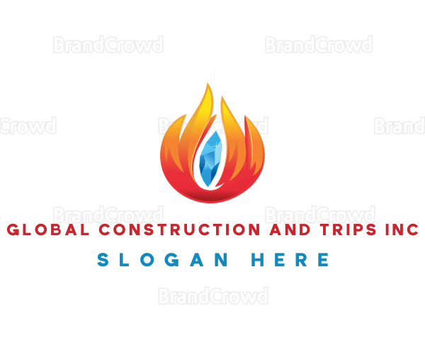 Ice Fire Fuel Logo