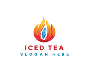 Ice Fire Fuel logo design