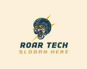 Tiger Rider Helmet logo design