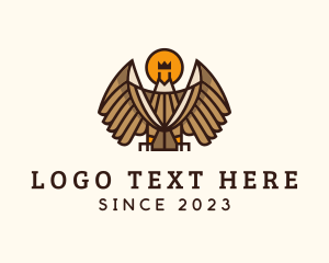 Zoology - Royal Eagle Crown logo design