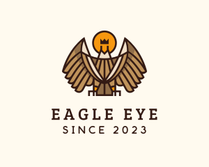 Royal Eagle Crown logo design