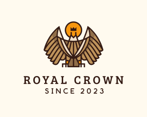 Royal Eagle Crown logo design