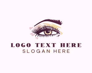 Cosmetics - Beauty Eyelash Threading logo design